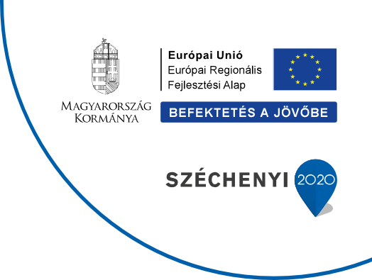 Széchenyi 2020 – Förderkennzeichnung des Projekts